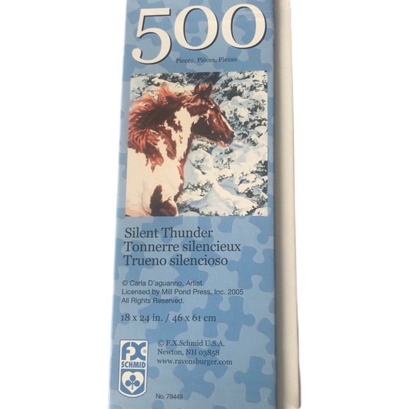 FX Schmid Horse Puzzle “Silent Thunder” 500 Pieces 2005 - Picture 3 of 3